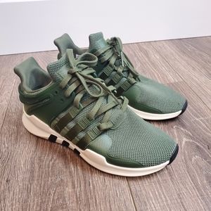 Adidas EQT trainers olive green